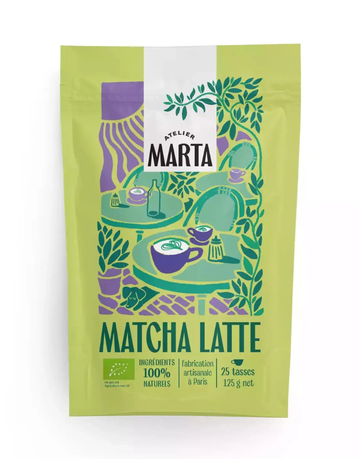 Matcha Latte Bio – Boisson Énergisante & Antioxydante | 140 g | Vegan & Made in France