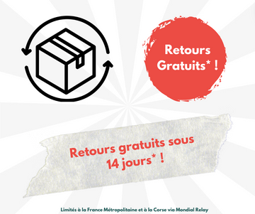 retours et échanges gratuits