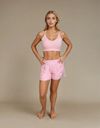 PETAL Rose - Tenue fitness short et brassière