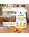 Curcuma &amp; Gingembre Bio – 120 Gélules | Anti-Inflammatoire Naturel &amp; Articulations