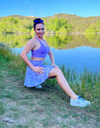 LAVENDER : Jupe short skort tennis, pickleball, fitness