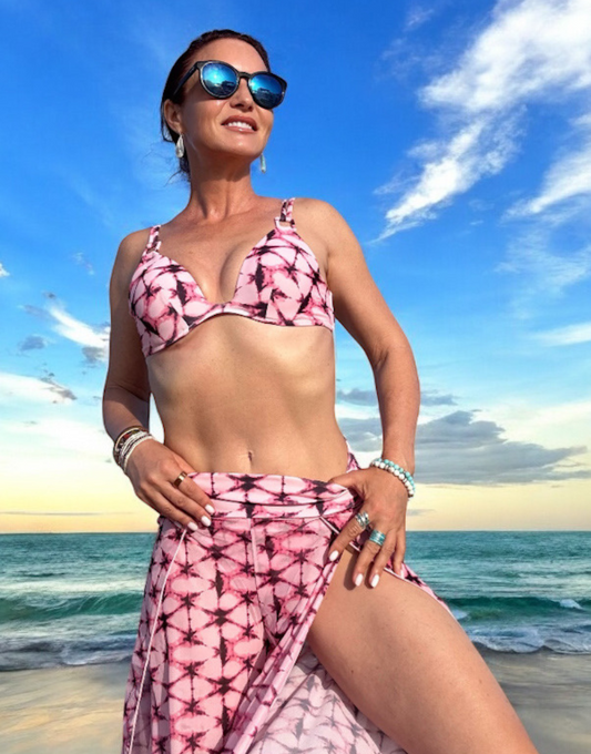 Maillot Ibiza – Haut + Bas + Paréo ultra-léger