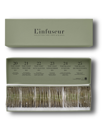 Coffret “Collection de Thés” – 36 Sachets Bio | 6 Mélanges d’Exception