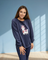 Alpaca - sweatshirt col rond coton bio