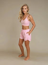 PETAL Rose - Tenue fitness short et brassière