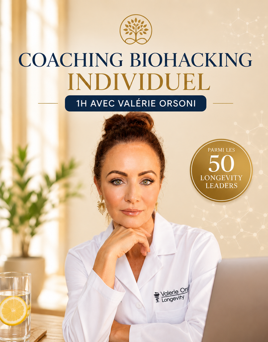 Coaching Biohacking Individuel – 1h avec Valérie Orsoni